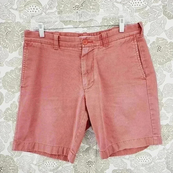 Vintage J. Crew Chino Men's Shorts 33x9 Pink - Picture 1 of 6